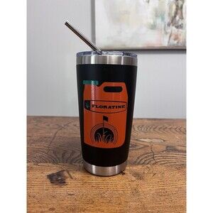 Penn State Golf Florantine Golf Metal Tumbler With Lid And Straw